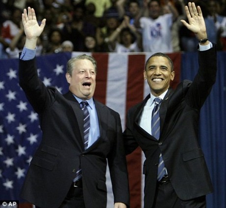 Gore gave a rousing endorsement of Obama
